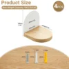 P-87213231159993-20260406083024.webp Unyqoos® Set van 4 ruimtebesparende houten wandrekken met modern design