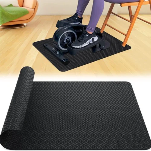 Unyqoos® Dubbelzijdige antislipmat voor elliptische trainers en pedaaltrainers