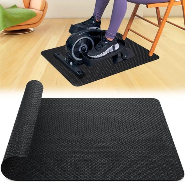 Unyqoos® Dubbelzijdige antislipmat voor elliptische trainers en pedaaltrainers