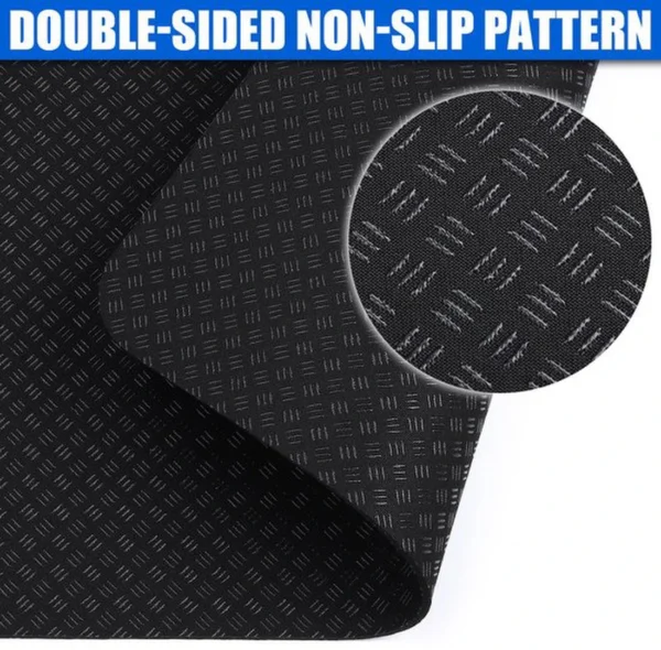 Unyqoos® Dubbelzijdige antislipmat voor elliptische trainers en pedaaltrainers