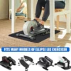Unyqoos® Dubbelzijdige antislipmat voor elliptische trainers en pedaaltrainers