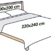 Unyqoos® Elegante Gewatteerde Bedsprei Antraciet-Grijs voor Tweepersoonsbedden, Luxe Omkeerbaar Ontwerp, 220 x 240 cm