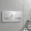 Unyqoos® Roestvrije zelfklevende dubbele haken zonder boren voor badkamer en keuken