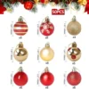 P-87213231186001-20260406092028.webp Unyqoos® Set van 50 kleurrijke en onbreekbare kerstballen voor feestelijke decoratie