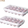 Unyqoos® Draagbare en stapelbare eieropbergdozen voor veilige voedselopslag