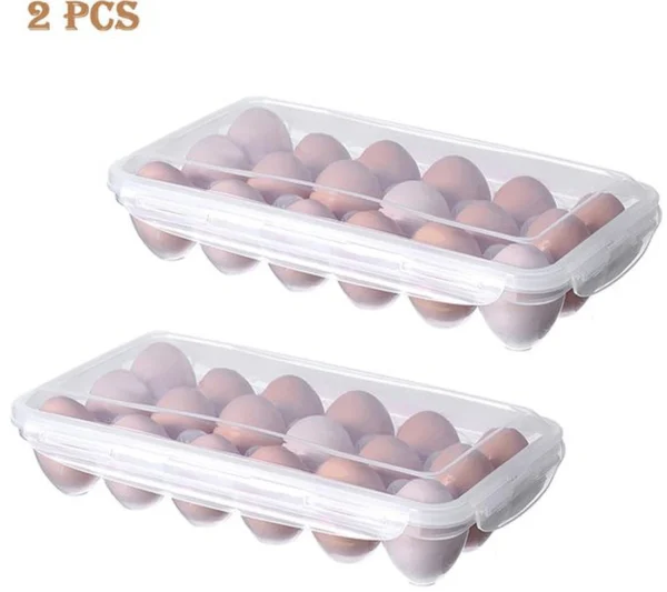Unyqoos® Draagbare en stapelbare eieropbergdozen voor veilige voedselopslag