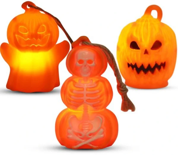 Unyqoos® Verlichte decoratieve pompoenlantaarns voor Halloween en herfstfeestversiering