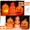 Unyqoos® Verlichte decoratieve pompoenlantaarns voor Halloween en herfstfeestversiering