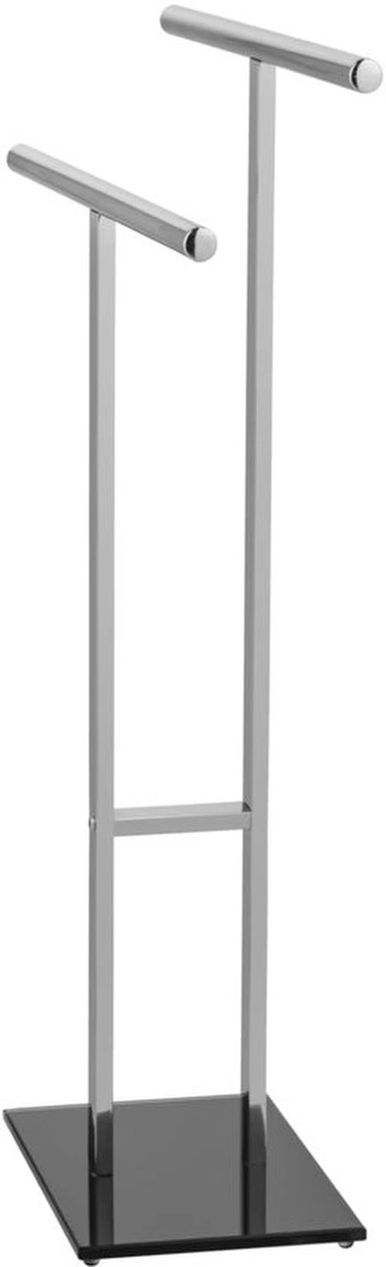 Unyqoos® Stijlvol T-vormig handdoekenrek met veiligheidsglas voor badkamer en slaapkamer
