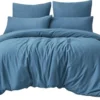 P-87213231279925-20260405102757.webp Unyqoos® Zacht en Strijkvrij Beddengoedset van Microvezel met Ritssluiting in Blauw