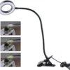 Unyqoos® Flexibele USB-klem vergrootglaslamp met verstelbaar licht en vergroting