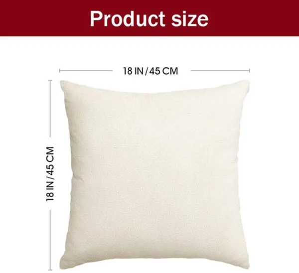 Unyqoos® Set van vier linnenlook kussenslopen met kerstmotieven voor huis en auto