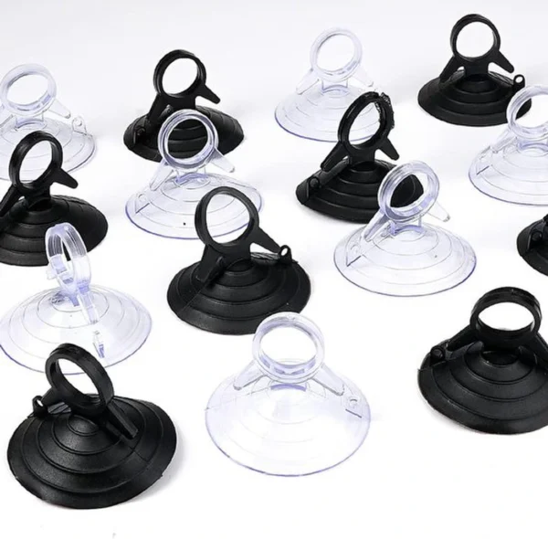 P-87213231312038-20260406115346.webp Unyqoos® Set van 60 herbruikbare pvc-zuignappen voor diverse toepassingen thuis en auto