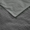Unyqoos® Omkeerbaar microvezel dekbedovertrek met ritssluiting in antraciet