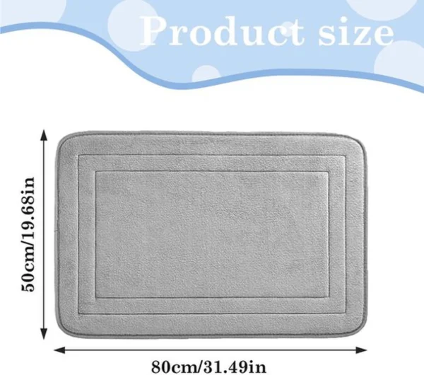 P-87213231351881-20260405134543.webp Unyqoos® Zachte en Antislip Badmat 80x50 cm voor Bad, Douche en Toilet
