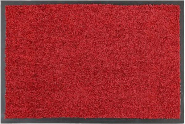 Unyqoos® Rode vuilvangmat voor binnengebruik met antislip en wasbare eigenschappen 40x60 cm