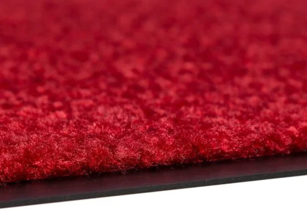 Unyqoos® Rode vuilvangmat voor binnengebruik met antislip en wasbare eigenschappen 40x60 cm