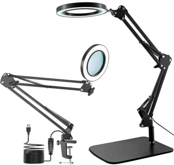 P-87213231372980-20260331100724.webp Unyqoos® Verstelbare LED-loeplamp met 15x vergroting en diverse lichtopties