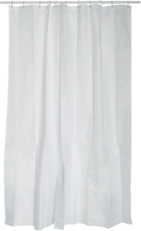 P-87213231385610-20260403112721.webp Unyqoos® Wit douchegordijn met antibacteriële en waterdichte eigenschappen 180x200 cm