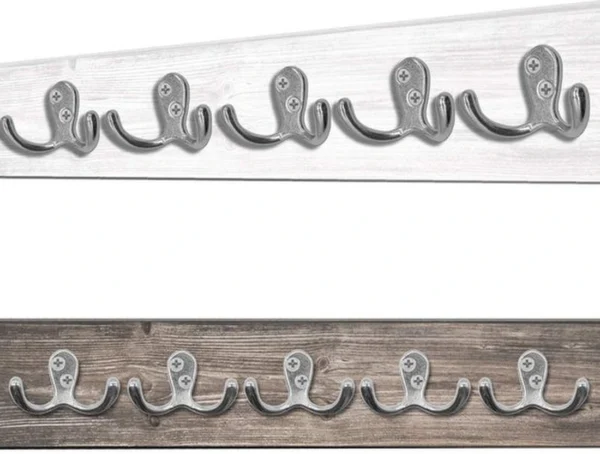 P-87213231405571-20260406115518.webp Unyqoos® Set van 5 stijlvolle dubbele haken voor garderobe en badkamer