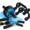Unyqoos® Complete Thuis Fitness Set met Buiktrainer, Push-Up Stangen en Meer voor Effectieve Training