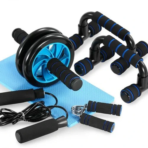 Unyqoos® Complete Thuis Fitness Set met Buiktrainer, Push-Up Stangen en Meer voor Effectieve Training