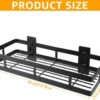 Unyqoos® Kruidenrek Set van 2 voor Muurmontage zonder Boren, Multifunctioneel en Ruimtebesparend