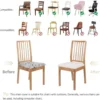 P-87213231427428-20260405183553.webp Unyqoos® Wasbare en rekbare stoelhoezen set voor eetkamerstoelen, crème kleur