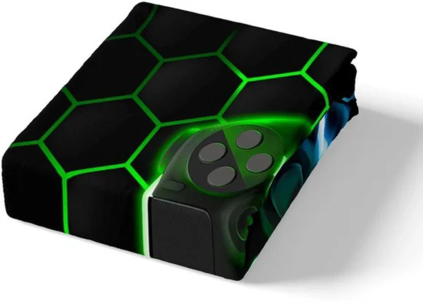 Unyqoos® Verleidelijke Game-Thema Dekbedovertrekset voor Jongens met Geometrisch Design en Kussensloop
