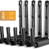 P-87213231440500-20260406115803.webp Unyqoos® Set van 6 multifunctionele zwarte wandhaken voor garage en kelderopslag