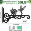 P-87213231480721-20260406120104.webp Unyqoos® Set van twee decoratieve metalen wandhaken voor planten en accessoires