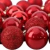 P-87213231488052-20260406092548.webp Unyqoos® Set van 64 rode en gouden mini-kerstballen voor sfeervolle kerstdecoratie