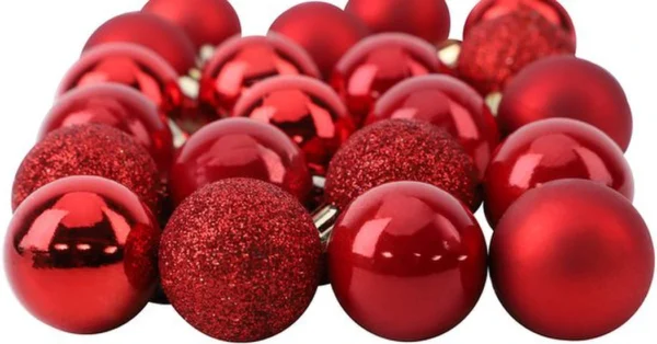 P-87213231488052-20260406092548.webp Unyqoos® Set van 64 rode en gouden mini-kerstballen voor sfeervolle kerstdecoratie