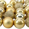 P-87213231488054-20260406092557.webp Unyqoos® Set van 64 rode en gouden mini-kerstballen voor sfeervolle kerstdecoratie