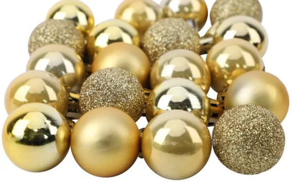 P-87213231488054-20260406092557.webp Unyqoos® Set van 64 rode en gouden mini-kerstballen voor sfeervolle kerstdecoratie