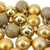 P-87213231488057-20260406092630.webp Unyqoos® Set van 64 rode en gouden mini-kerstballen voor sfeervolle kerstdecoratie