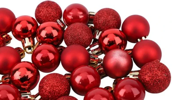 P-87213231488059-20260406092637.webp Unyqoos® Set van 64 rode en gouden mini-kerstballen voor sfeervolle kerstdecoratie