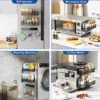Unyqoos® Magnetisch Opbergsysteem voor Keukenkruiden en Accessoires met Haken