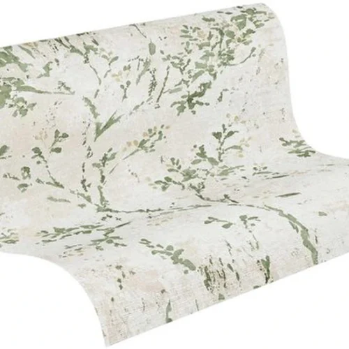 P-87213231541650-20260405113325.webp Unyqoos® Stijlvol bloemenbehang in crèmekleur voor diverse woonruimtes, groente-beige