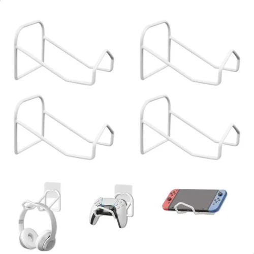 Unyqoos® Zelfklevende wandhouder set voor controllers en hoofdtelefoons zonder boren