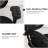 Unyqoos® Comfortabele armleuninghoezen voor bureaustoelen met traagschuim en zachte bekleding