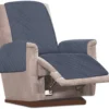 Unyqoos® Grijze beschermhoes voor fauteuil met verstelbare band en antislip, grijs, 200*173*60 cm
