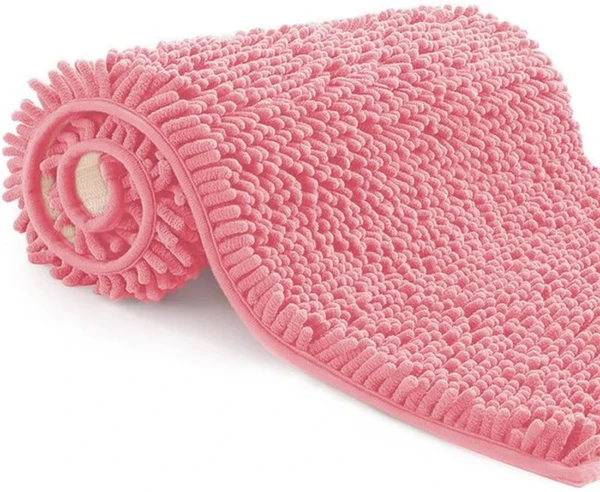 P-87213231600360-20260405134651.webp Unyqoos® Roze Badmat van Microvezel met Antislip Eigenschappen, Wasbaar en Absorberend, 50 x 80 cm