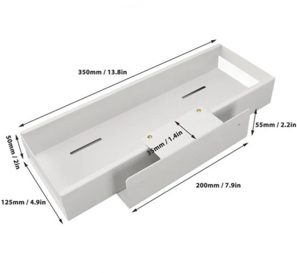 P-87213231608078-20260406094907.webp Unyqoos® Uittrekbare kastorganizer met zachte rails voor keuken en badkamer