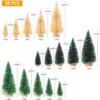 P-87213231609133-20260406092854.webp Unyqoos® Set van 30 Miniatuur Kerstbomen voor Binnen Decoratie in Verschillende Kleuren en Maten