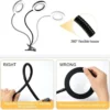 Unyqoos® Dimbare LED Vergrootlamp met Flexibele Zwanenhals en Clip voor Werktafels