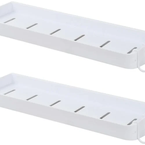Unyqoos® Functioneel en ruimtebesparend wandrek zonder boren voor badkamer en keuken