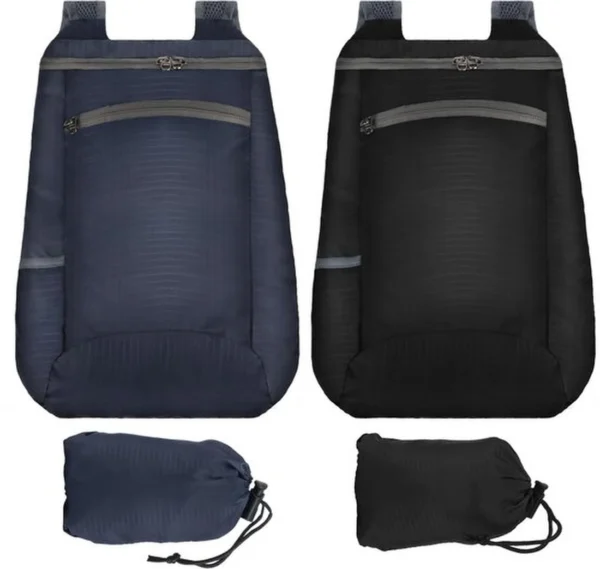 Unyqoos® Ultralichte en opvouwbare rugzak set voor outdoor, reizen en dagelijks gebruik