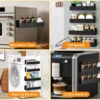 P-87213231628705-20260406102429.webp Unyqoos® Set van vier magnetische kruidenrekken voor efficiënte keukenorganisatie