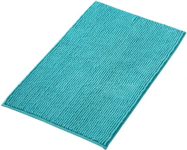 Unyqoos® Zachte en Absorberende Antislip Badmat voor Douche, Badkuip en WC in Trendy Turquoise